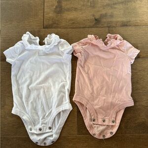 Oshkosh Peter Pan collar onesie (2)